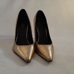 Gold Stilettos